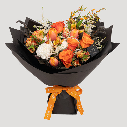 Fresh Flower Bouquet - Tangerine