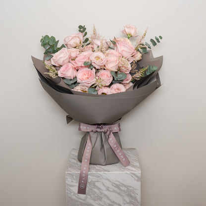 [VD2602] Burgundy_Rose Bouquet