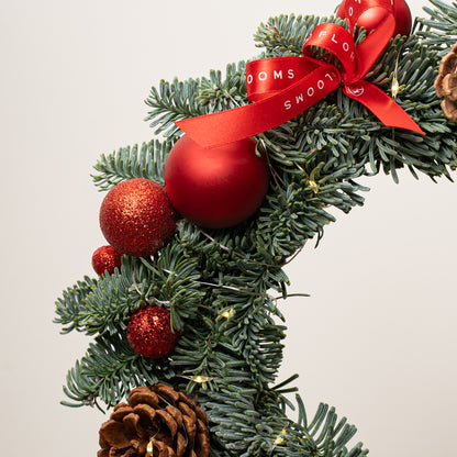 [XMAS2504] Merry Embrace - Christmas Wreath